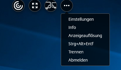 Die Grafik zeigt die Schaltfläche für weitere Einstellungen